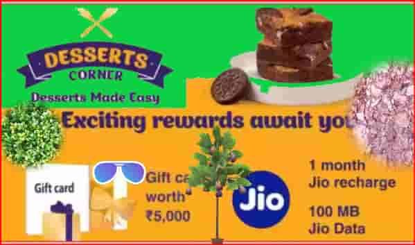 Jio Desserts Corner Picture Quiz Answers 17 February 2023 Get Free Jio 4G data, 1-month recharge