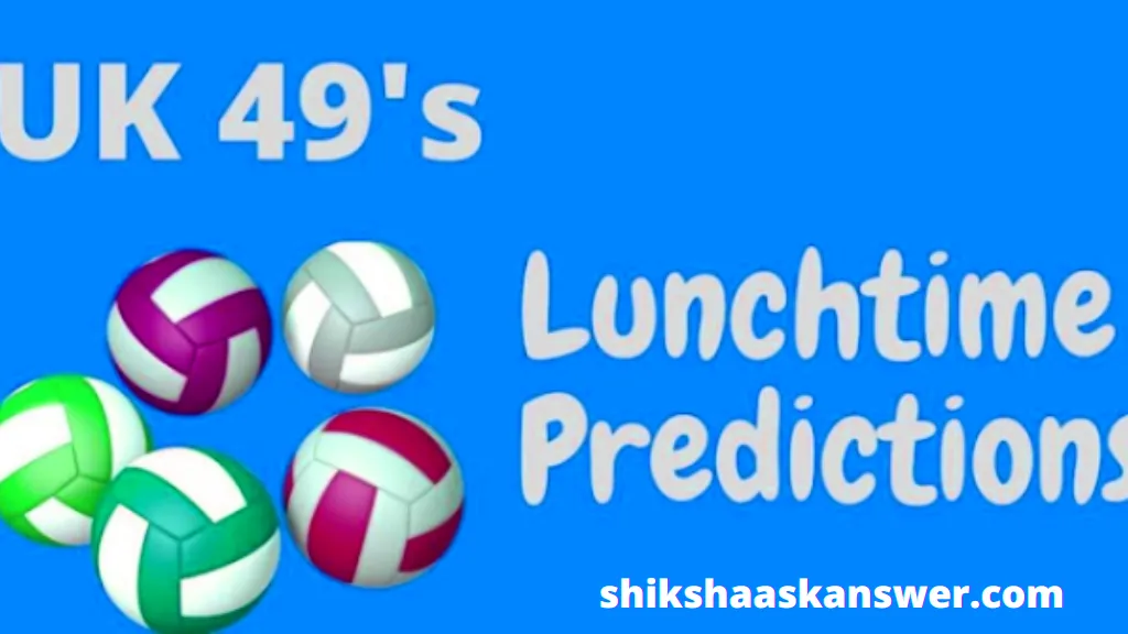 uk49 lunchtime predictions for today