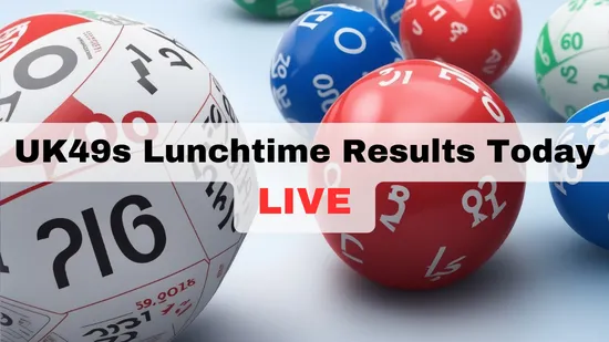 UK 49s Lunchtime Results Today